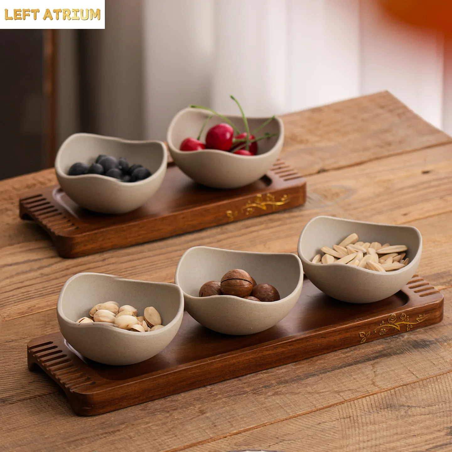 Dried Fruit - طبق وجبات خفيفة، طبق فواكه مجففة،