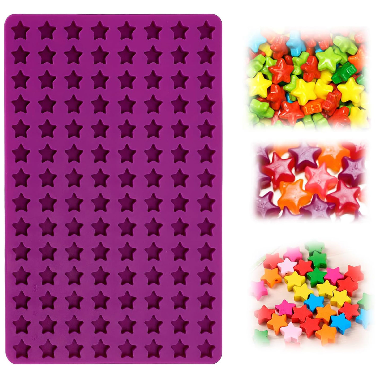 Gummy Candy - قوالب سيليكون صغيرة على شكل نجمة