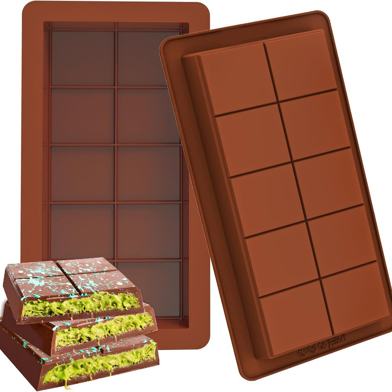 Chocolate Snack - قوالب ألواح الشوكولاتة، قضبان السيليكون، قالب