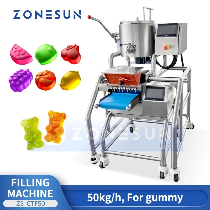 Zonesun آلة تعبئة السوائل السا - مراجعة Gummy Candy وسعره