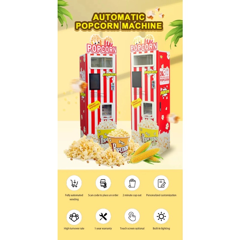 آلة صنع الفشار الأوتوماتيكية ا - مراجعة Popcorn وسعره