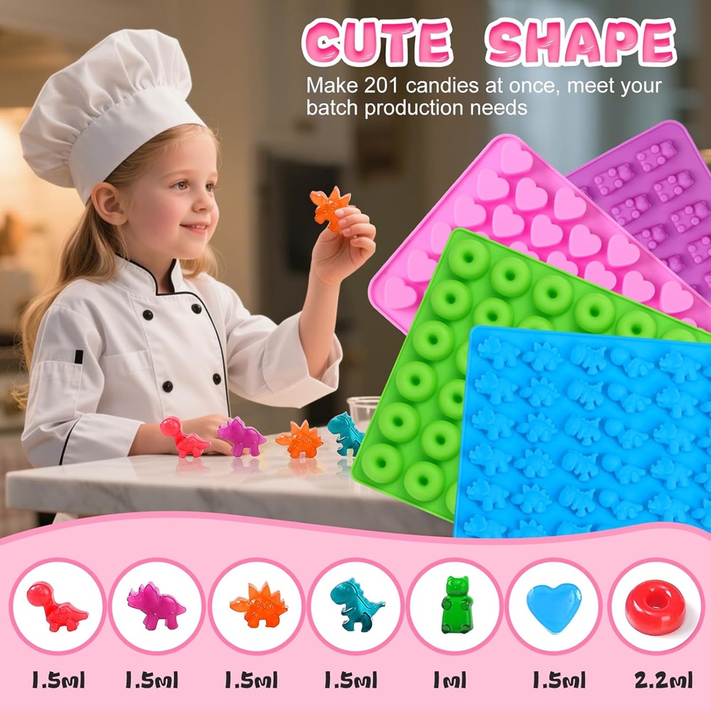 قالب حلوى جيلي على شكل قلب، قا - مراجعة Gummy Candy وسعره