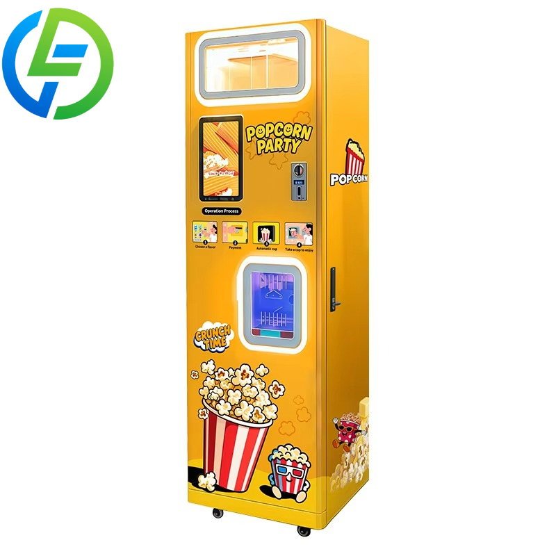 آلة بيع الفشار الأوتوماتيكية ا - مراجعة Popcorn وسعره