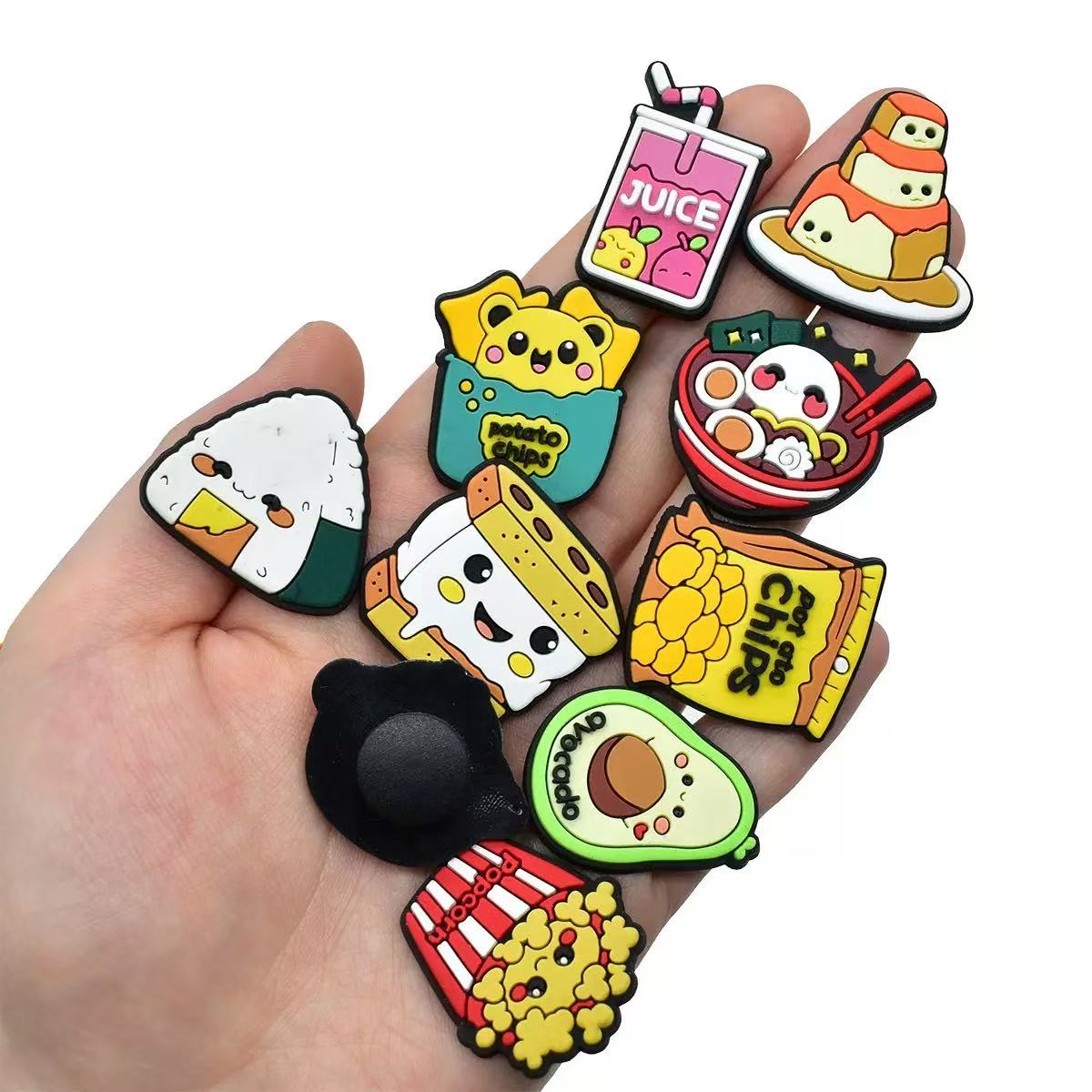 مجموعة زينة أحذية بتصميمات متن - مراجعة Food Snacks Drinks وسعره