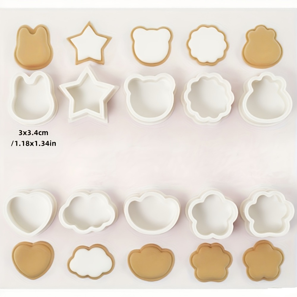 مجموعة من 10 قطع قوالب تشكيل ا - مراجعة Cookies Pack وسعره
