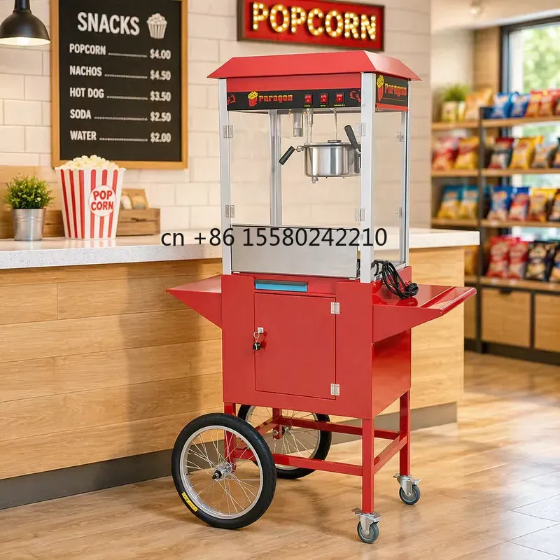ماكينة الفشار العمودية الأوتوم - مراجعة Popcorn وسعره