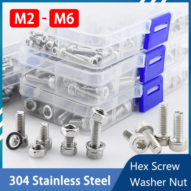 M2 M3 M4 M5 M6 304 سداسية من ا - مراجعة Nuts Mix وسعره